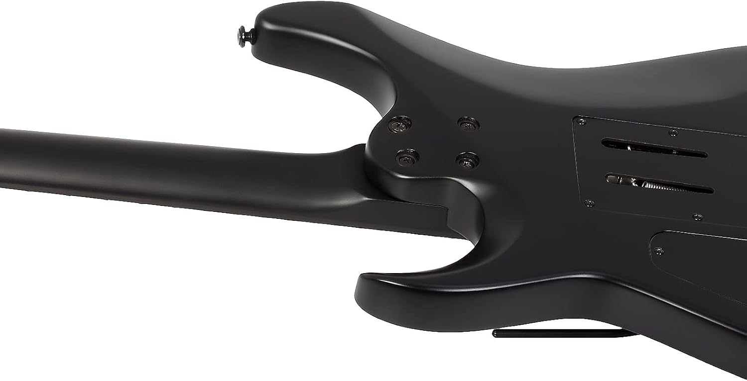 Schecter Damien-6 FR LH Left-Handed Electric Guitar - Satin Black