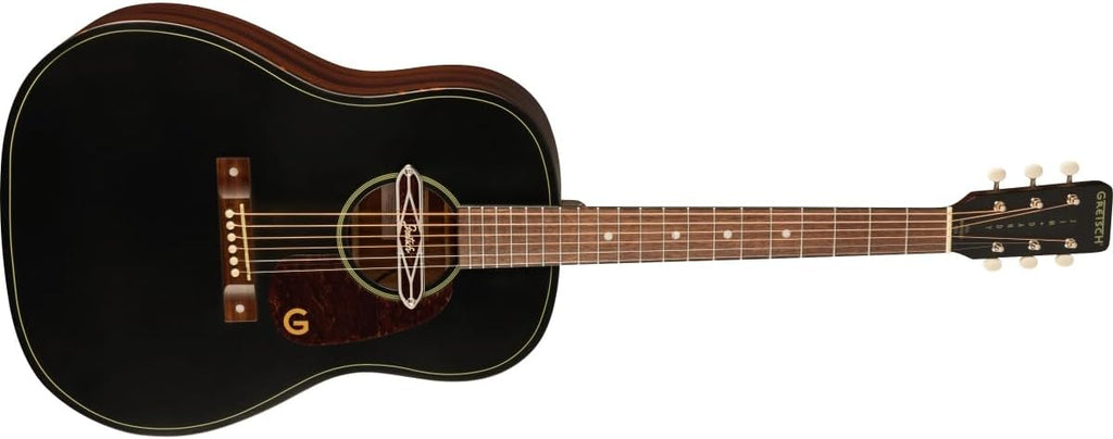 Gretsch Jim Dandy Series DELTOLUXE DREADNOUGHT Acoustic Guitar, Black TOP