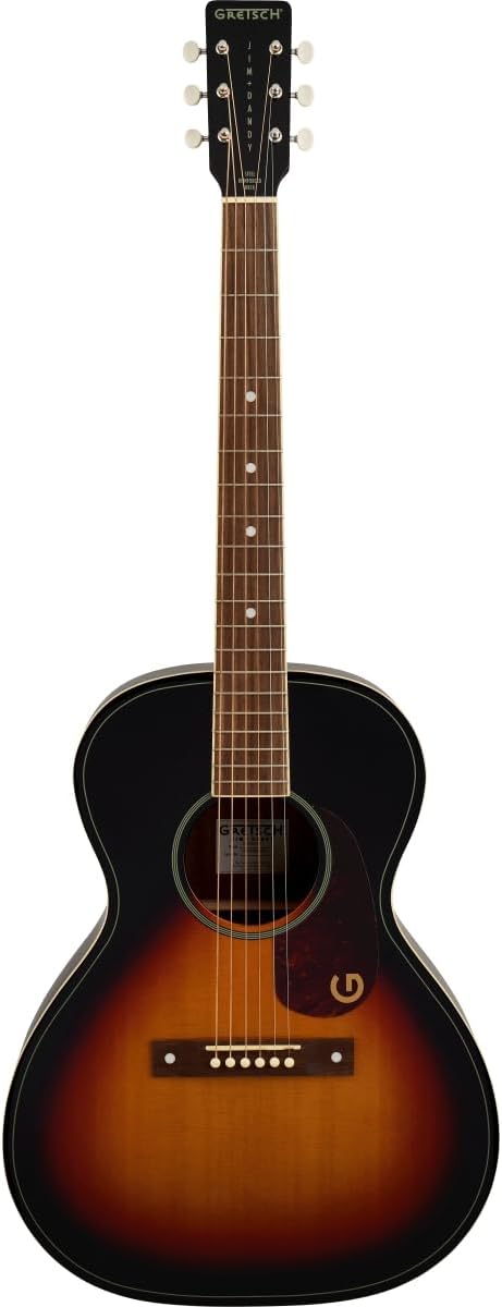 Gretsch Limited Edition Jim Dandy Series Concert Acoustic Guitar, Heritage Burst