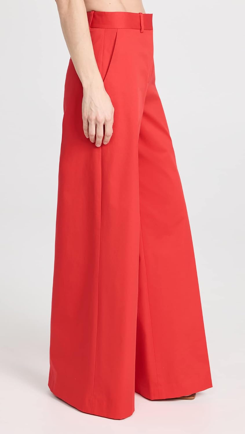 Theory Women's High Waist Wide Leg Pants