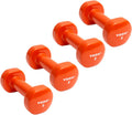 Vinyl Coated Fitbell Dumbbell (1LB to 15LB, Pack of 1, 2, 4) | Durable Anti-Roll Anti-Slip, Multi-Color | Ideal for Arm Rows Squats Chest Presses Bicep Curls Walking Jogging & Yoga