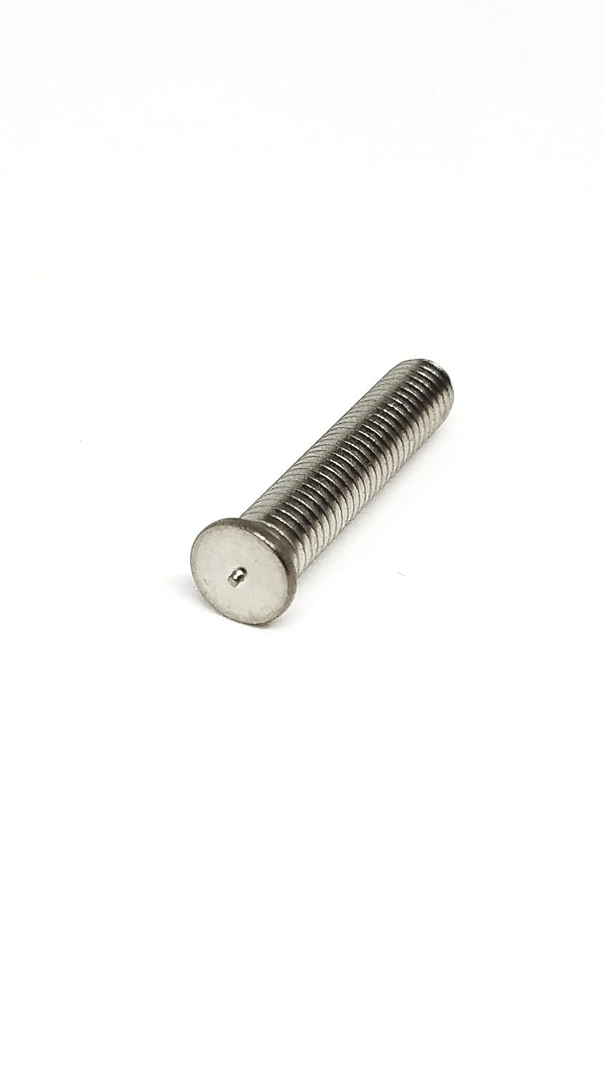 3/8-16 Diameter Stainless Steel CD Stud - 100 pcs (Flanged, 3/8-16 x 3/4' - 100 pcs)