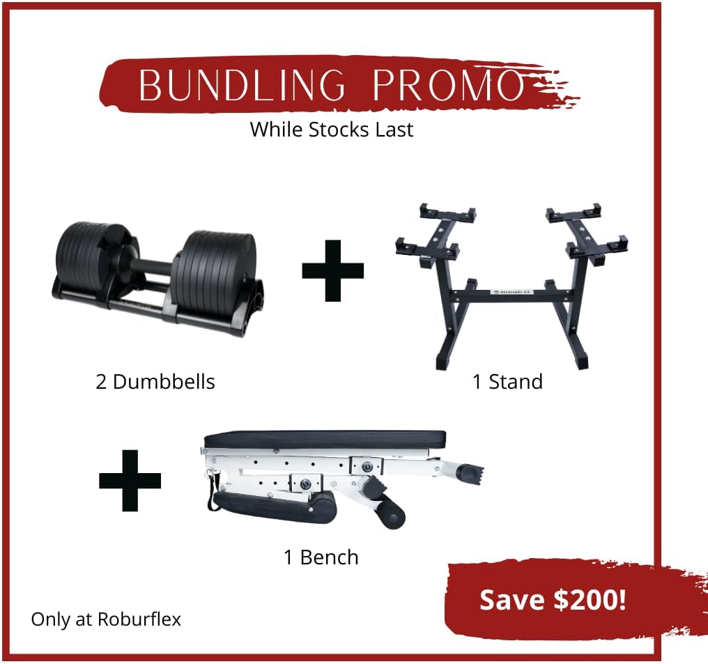 Adjustable Dumbbell (Single) 5-40/80lb, 5lb Increments, for Home Gym Fitness - Upto 20 weight settings