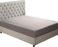 Orose Silk Fitted Bottom Sheet-100% Natural Mulberry Silk,Hypoallergenic,19 Momme,Seamless,Deep Pocket(16'),1pc (Grey, Full)