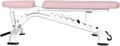 Weight Bench, Adjustable Workout Bench, Professional Multi-Purpose Incline Bench for Home Gym Dumbbell Barbell Bench Press and Strength Training Load 500KG(Pink)