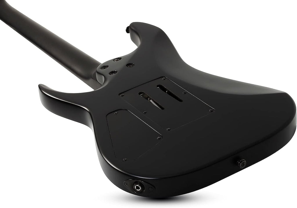 Schecter Damien-6 FR LH Left-Handed Electric Guitar - Satin Black