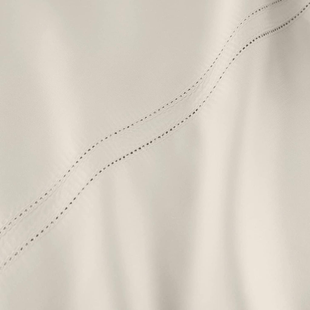 Pure Parima Yalda Sheet Set – 100% Certified Egyptian Cotton, Double-Hem Stitch, California King, Linen