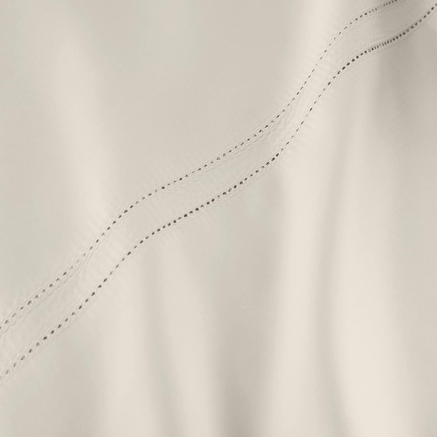 Pure Parima Yalda Sheet Set – 100% Certified Egyptian Cotton, Double-Hem Stitch, California King, Linen