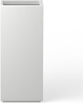 Kante 27.6' H Tall Rectangular Concrete Planter, Modern Square Diameter Plant Pot with Drainage Hole and Rubber Plug for Indoor Outdoor Home Patio Garden, Pure White