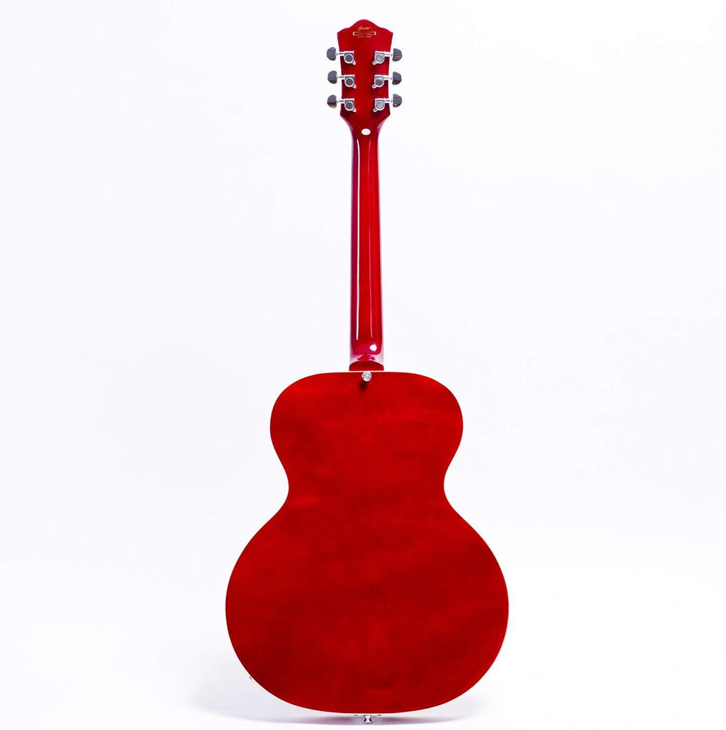 GROTE Jazz Electric Guitar Hollow Body Chrome Hardware P90 pickup (RED)