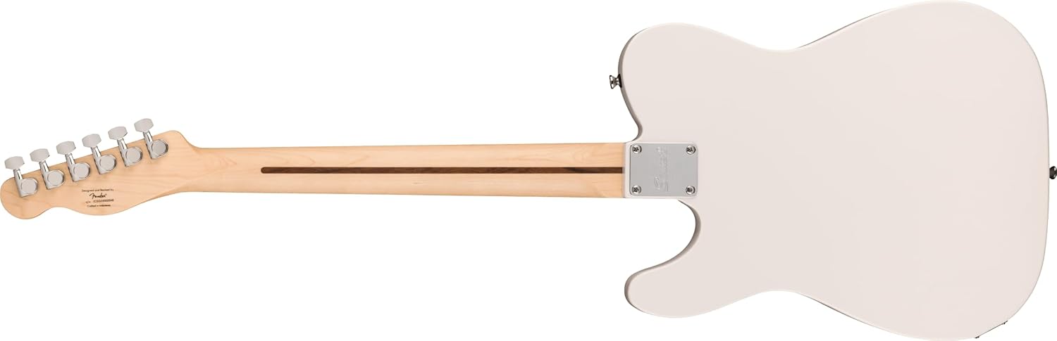 Squire Sonic Esquire Electric Guitar, Arctic White, Maple Fingerboard