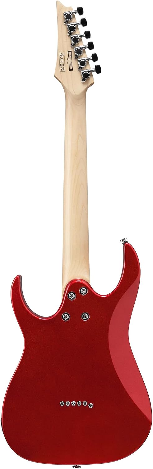Ibanez GRGM21M RG Gio miKro Short-Scale Electric Guitar - Candy Apple Bundle with Gig Bag, Tuner, Instrument Cable, Strap, Austin Bazaar Instructional DVD, and Polishing Cloth