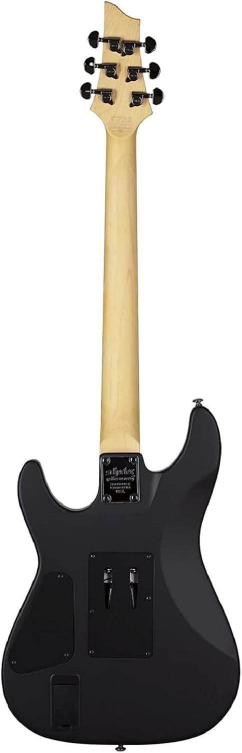 Schecter 3661 Solid-Body Electric Guitar, Aged Black Satin
