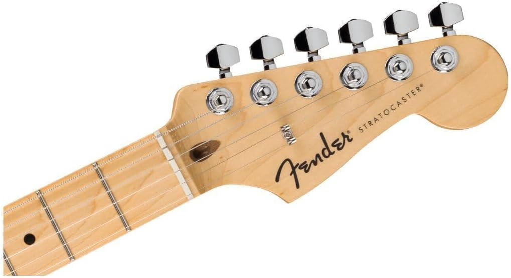 Fender Standard Series Stratocaster, Electric Guitar, with 2-Year Warranty, HSS Pickups, Modern 'C' Shaped Neck, Laurel Fingerboard, White Pickguard, Aqua Marine Metallic