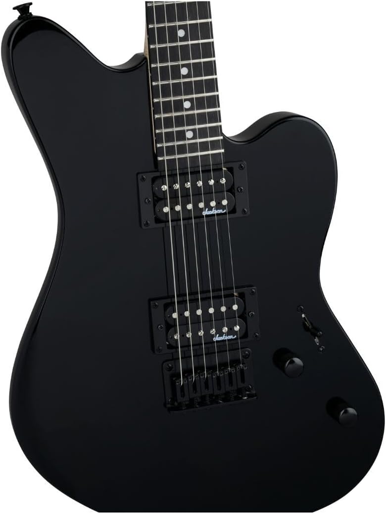 Jackson JS22 Surfcaster Electric Guitar - Gloss Black