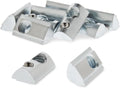 8020, 13040, 15 40 Series 5/16-18 Steel Self Aligning Roll in T-Nut with Ball Spring - T Slot Accessories for 80/20 Aluminum Extrusion - Hardware Nuts (500 Pack)