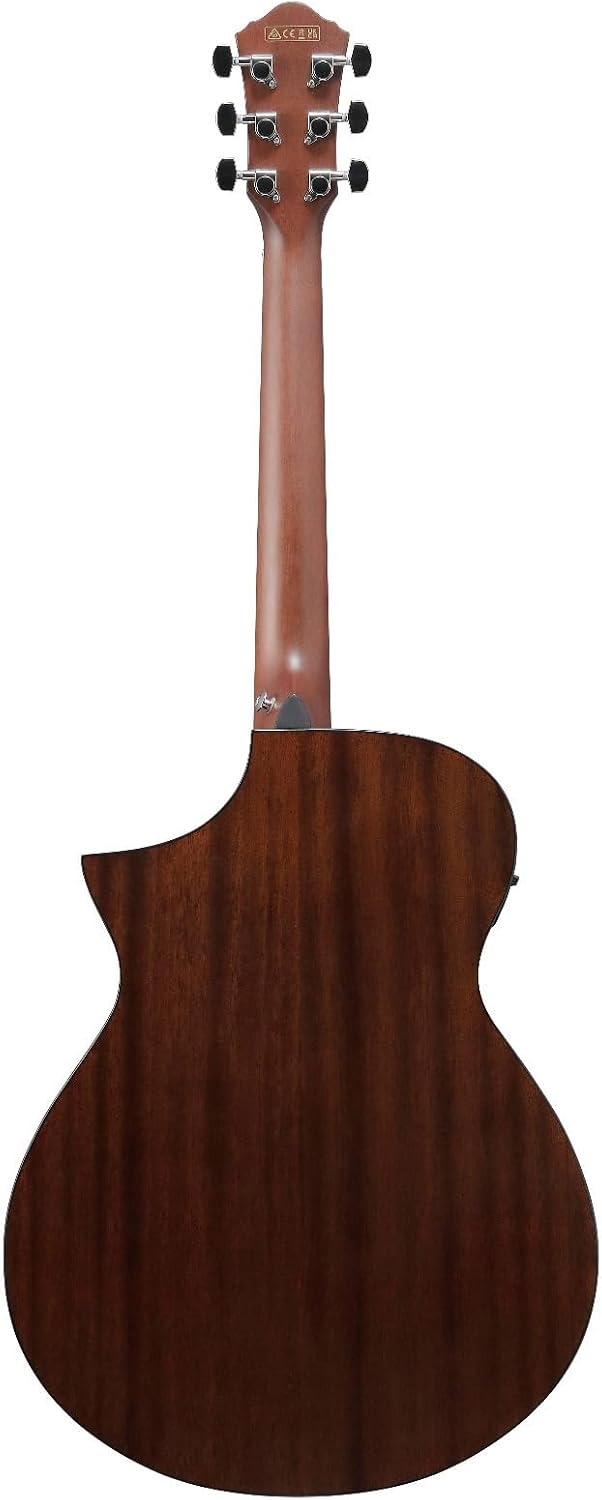 Ibanez AEWC16QA 6-String Acoustic-Electric Guitar (Transparent Emerald Burst)