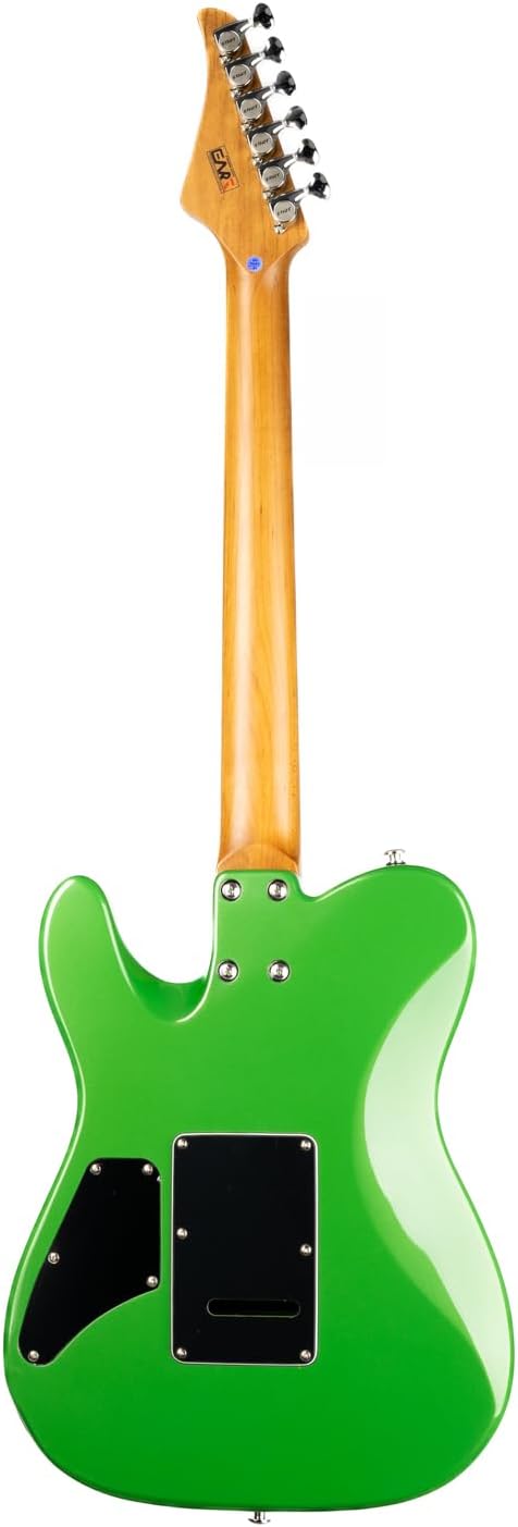 EART TL-380 6 String Solid-Body Electric Guitar Roasted Mahogany Body Maple Neck, Available in Gloss Finishes,Right