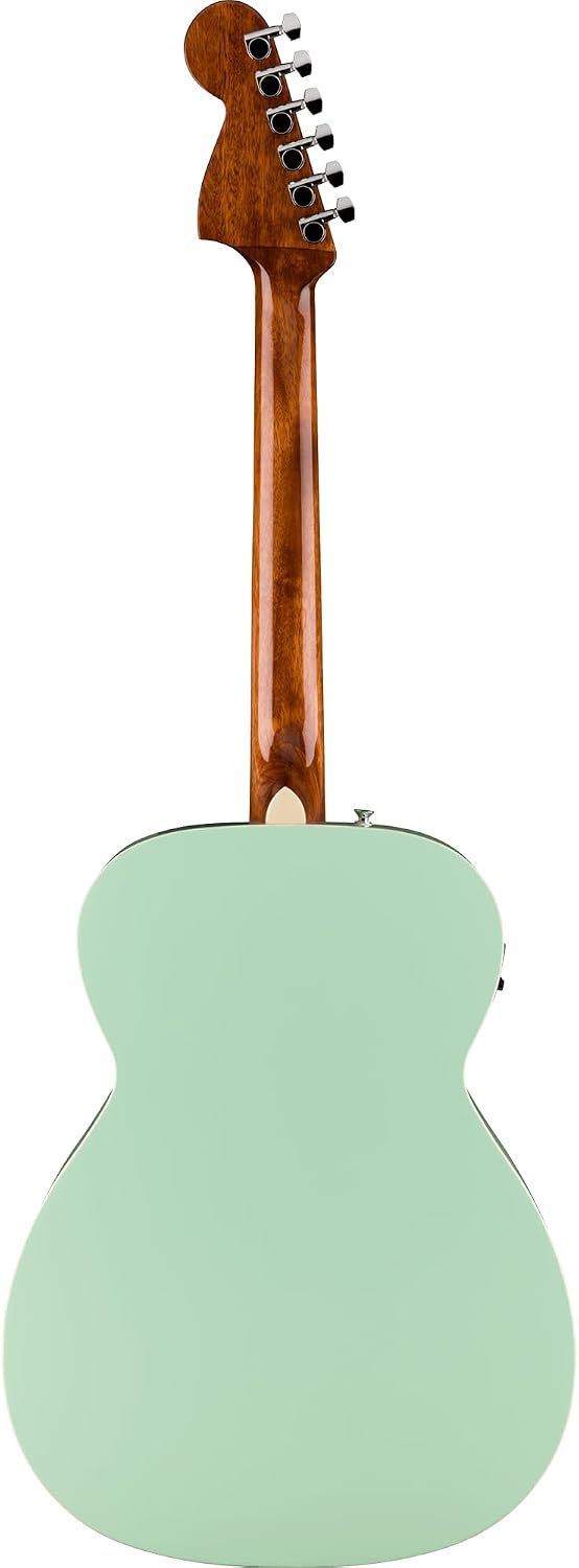 Fender California Standard Monterey E Acoustic-Electric Guitar - Surf Green Bundle with Gig Bag, Tuner, Strap, Strings, Picks, and Austin Bazaar Instructional DVD