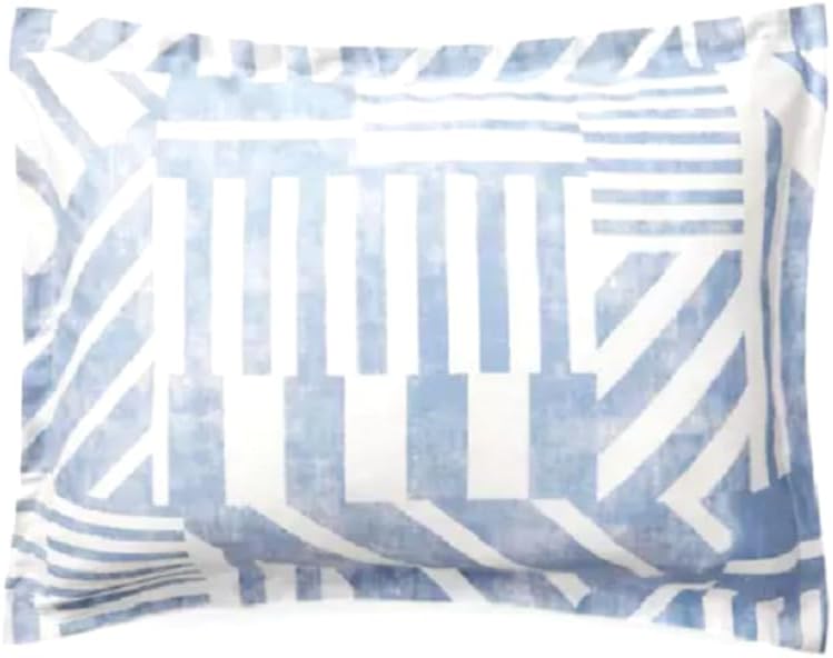 Lauren Ralph Lauren Bennett Geometric 3-Pc. Full Queen Duvet Cover Set Cornflower Blue