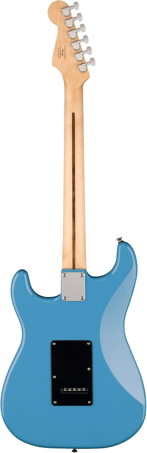 Fender Squier Sonic Stratocaster - California Blue Bundle with Frontman 10G Amp, Tuner, Strap, Cable, Picks, and Austin Bazaar Instructional DVD