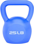 Kettlebell Weights Women's Fitness Shaping Kettle Bells, Gym Strength Training Dumbbell, Swing/Deadlift/Squat, Protect The Floor(Dark blue-25LB)