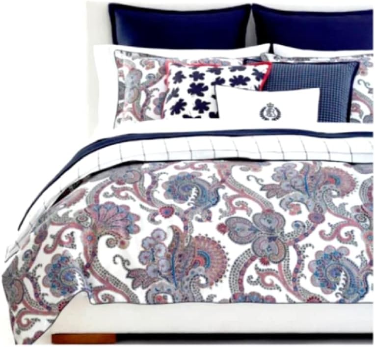 Lauren Ralph Lauren Carter Multi Paisley 3 Pc King Duvet Cover Set (King)