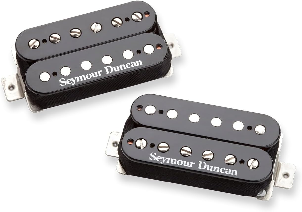 Seymour Duncan Hot Rodded Humbucker - Black Set - High Output Electric Guitar Pickup