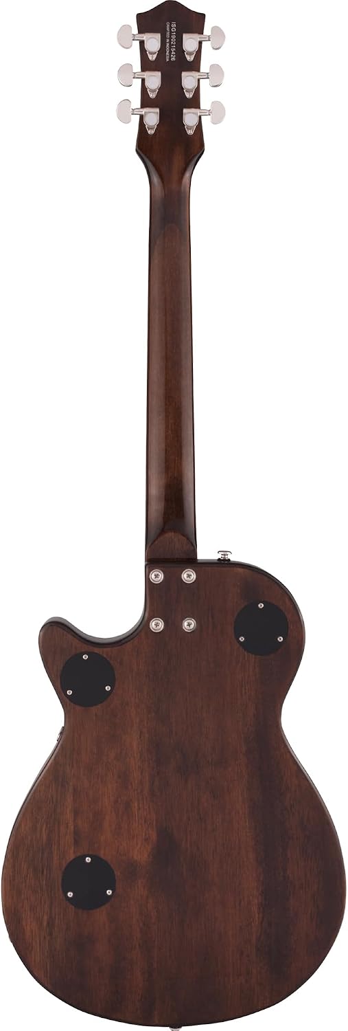 Gretsch G2210 Streamliner Junior Jet Club - Imperial Stain Bundle with Strings, Strap, String Winder, Picks, and Austin Bazaar Polishing Cloth