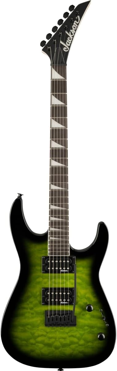 Jackson Dinky JS20 DKQ Electric Guitar - Transparent Green