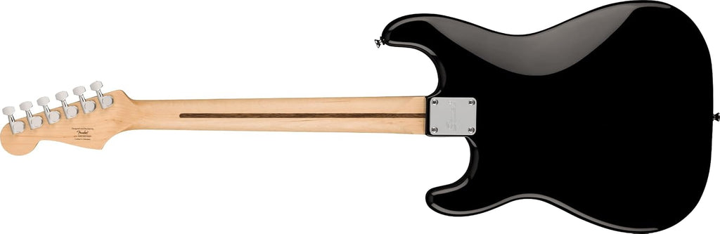Squire Sonic Stratocaster HT H Electric Guitar, Black, Laurel Fingerboard, Black Pickguard