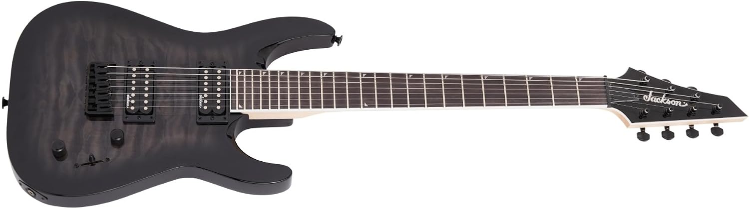 Jackson JS Series Dinky Arch Top JS22Q-7 DKA HT Electric Guitar - Transparent Black Burst