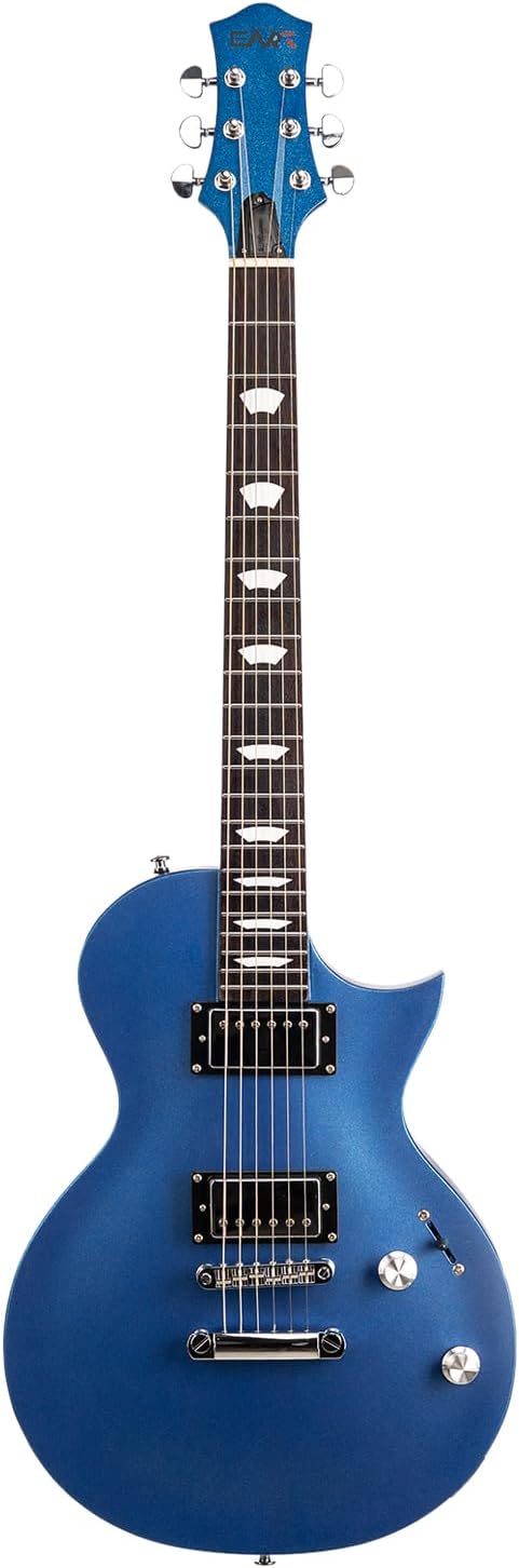 EART EGLP-610 Electric Guitar 24.75' Scale, Roasted Mahogany Body & Neck, Eart Artones-HHC2 Pickups, Stainless Steel Frets