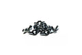 1000 Pcs 10-24 Wing Nuts Coarse Thread Zinc Fasteners Screws Set