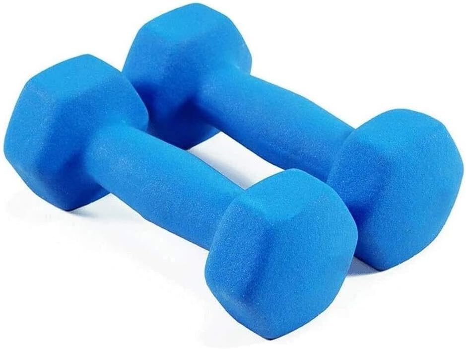 Pair of Non-Slip Dumbbells for Women & Men, Beginner Fitness Equipment, Aerobics, Yoga, Pilates, Home Gym Exercise, Weight Loss, 1kg-3kg