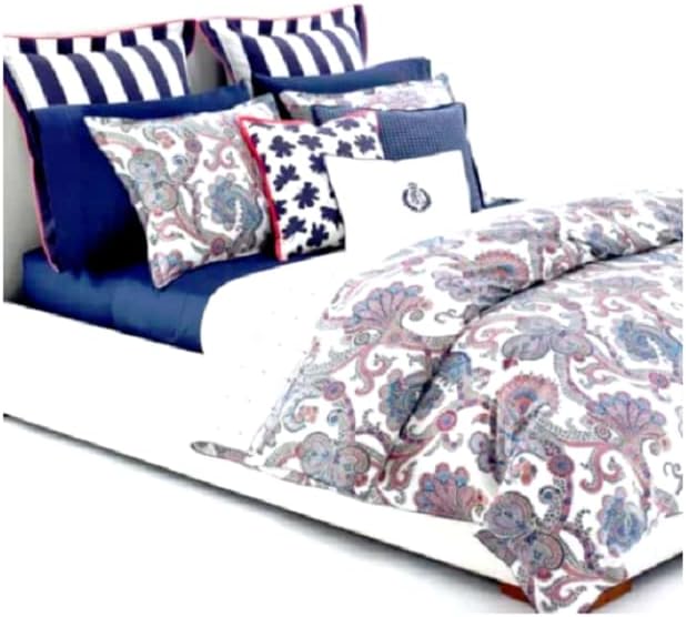 Lauren Ralph Lauren Carter Multi Paisley 3 Pc King Duvet Cover Set (King)