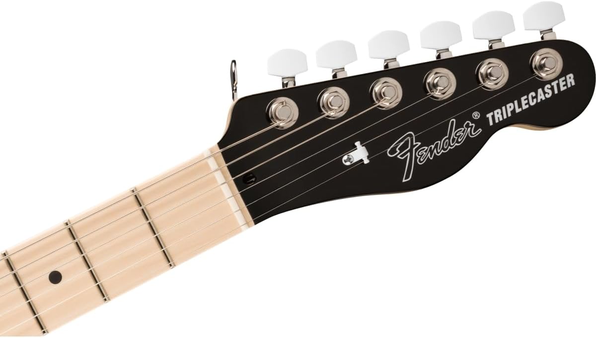 Fender Jack White Triplecaster Telecaster Electric Guitar - Black