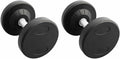 Pro Style Dumbbell – Includes 2 Pairs (Total 4 Dumbbells of 25lb each)- 30mm Knurled Chrome Handles, Rubber Coated Solid Steel Core for Home & Gym Training