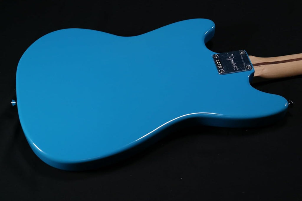 Squire Sonic Mustang Electric Guitar, California Blue, Laurel Fingerboard