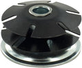 Outwater Industries Double Star Threaded Caster Insert | Heat Treated Steel | Fits 2 Inch Round 16-18 Gauge Tube | Thread: 3/8-16 | 100 Pack