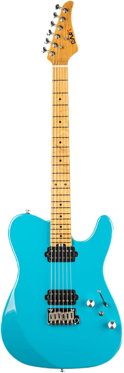 EART TL-380 Professional Electric Guitar for Versatile Players | Roasted Maple Neck & Fingerboard, Humbuckers with Coil-Split, Stainless Steel Frets, Gloss Finish