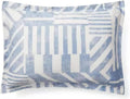 Lauren Ralph Lauren Bennett Blue White Geometric 3-Pc. King Duvet Cover Set (King)