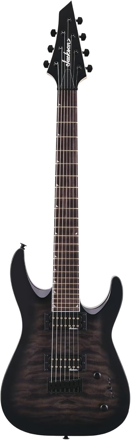 Jackson JS Series Dinky Arch Top JS22Q-7 DKA HT Electric Guitar - Transparent Black Burst