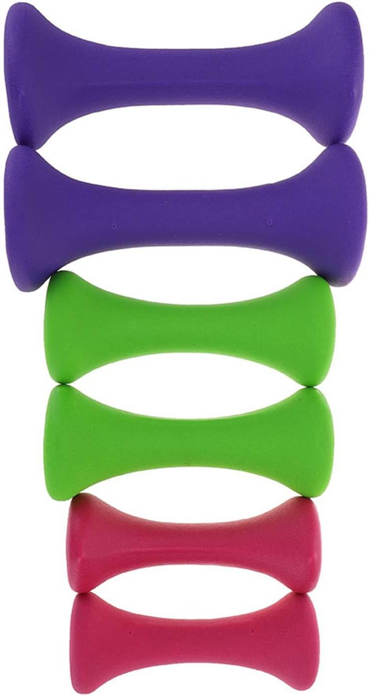 Aramox 6pcs Hand Weights Set Ergonomic Design Fitness Equipment 2lb 3lb 5lb for Women Home Workout