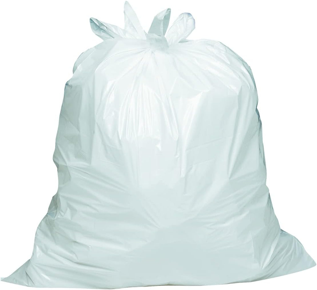 Amazon Basics 8 Gallon Flap Tie Trash Bags, Fresh Scent, 80 Count (Pack of 6)