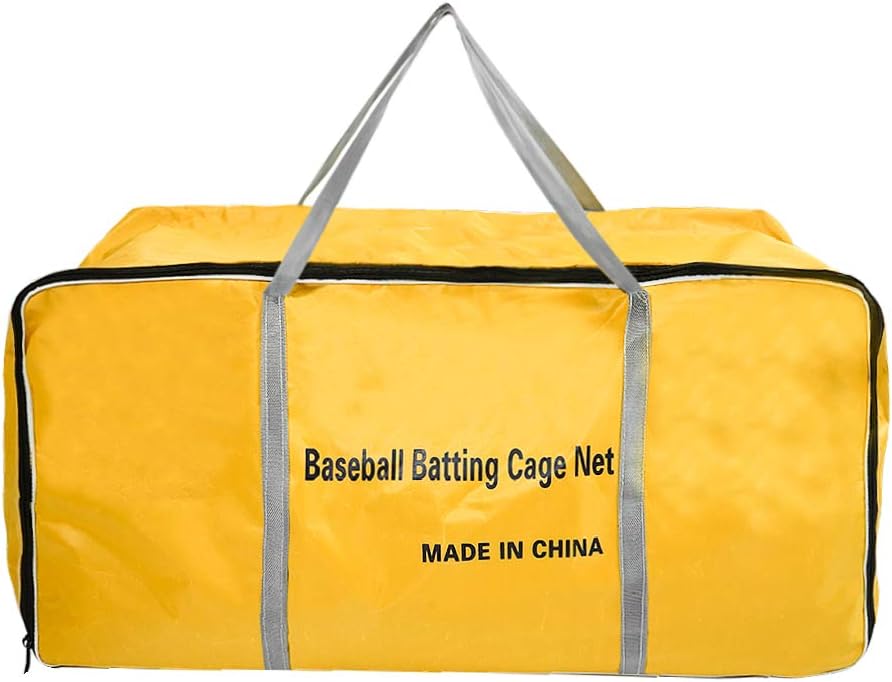 Aoneky Baseball Softball Batting Cage Netting, Durable Nylon Practice Training Net for Backyard Garage Use (Net Only, Frame Not Included)