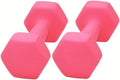 2pcs Hex Dumbbell Female and Men's Beginner Aerobics Bodybuilding Fitness Equipment Home Gym Sporting Goods Exercise Arm Pilates Yoga Weight Lose Thin Arm Non-Slip Dumbbe
