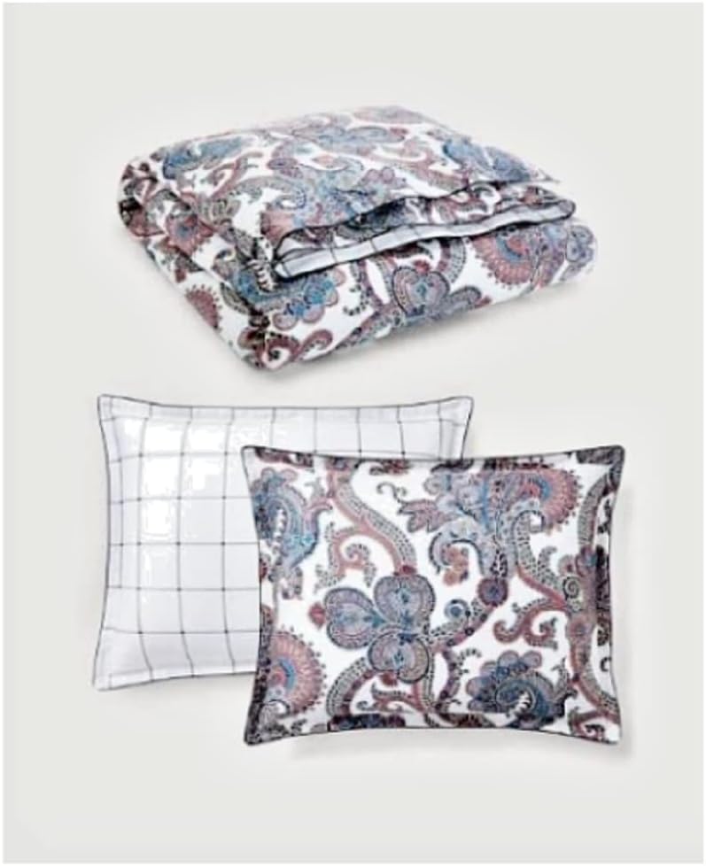 Lauren Ralph Lauren Carter Multi Paisley 3 Pc King Duvet Cover Set (King)