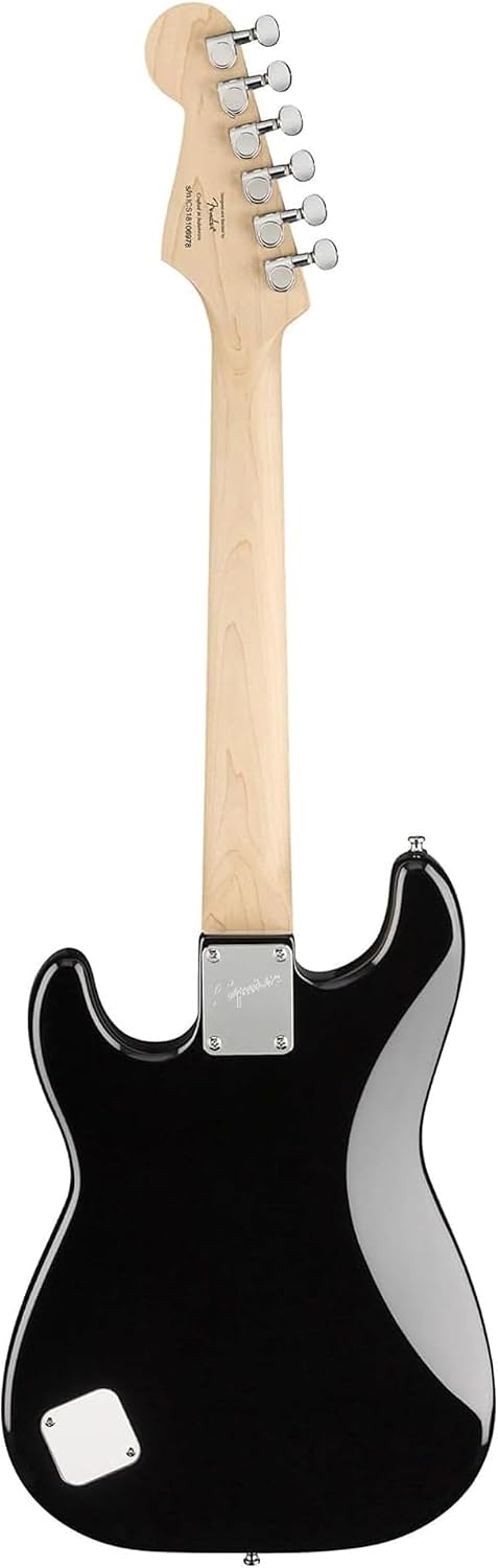 Fender Squier 3/4-Size Kids Mini Strat Electric Guitar - Brown Sunburst Bundle with Amplifier, Cable, Tuner, Strap, Picks, and Austin Bazaar Instructional DVD
