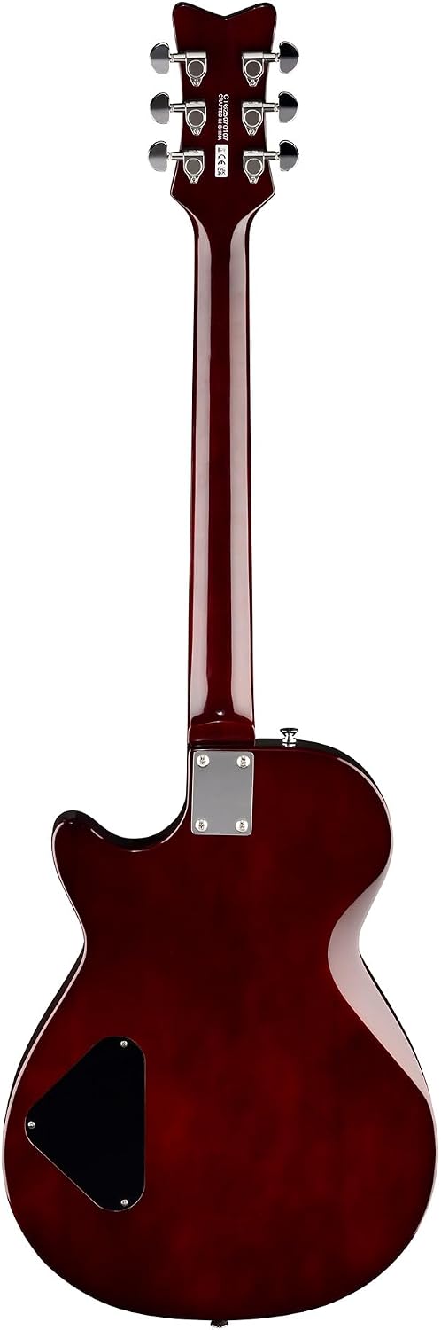 Gretsch Ignite Jet Club Electric Guitar - Duo-Tone Burst Bundle with Frontman 10G Amplifier, Gig Bag, Tuner, Strap, Instrument Cable, Picks, and Austin Bazaar Instructional DVD